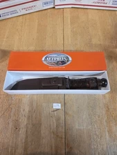 Marbles Jet Pilot Bowie Knife Fixed Blade MR246 Leather Sheath In Box