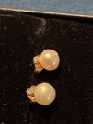 Gold Filled Pearl Earrings — photo 2