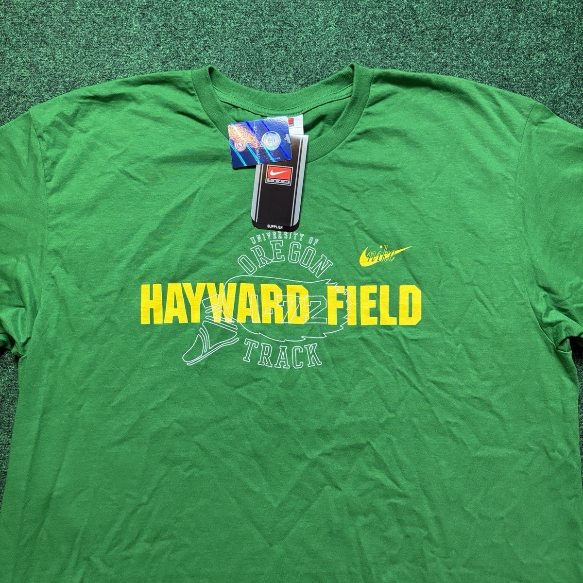 Vintage Nike University Of Oregon Ducks Track And Field T Shirt Sz