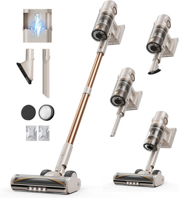Cordless Vacuum Cleaner,80Mins/50Kpa/600W Vacuum Cleaners for Home,Stick Vacuums