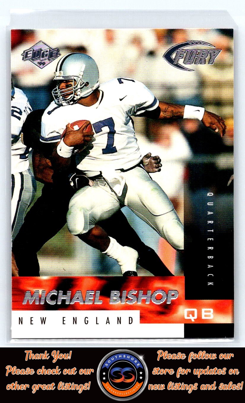 Michael Bishop Rookie 1999 Collector's Edge Fury #154 RC New England Patriots