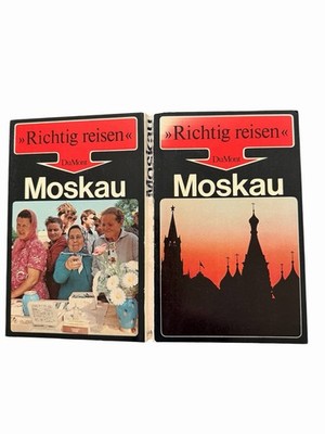 Vintage Reiseführer Moskau   DuMont  Richtig reisen  (1977)
