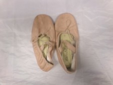 Dance Pre-Owned Ballet Shoes DanzNMotion Child 1M Leather Single Strap Full