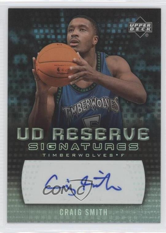 Craig Smith #RA-SM 2006-07 UD Reserve Basketball Signatures