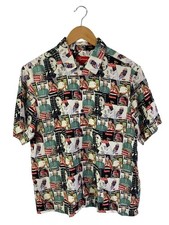 Supreme Short Sleeve Shirt S Rayon Multi color Allover