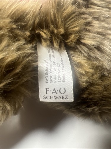 FAO SCHWARZ PLUSH SLOTH 14” Stuffed Animal Toy Figurine - Picture 6 of 9
