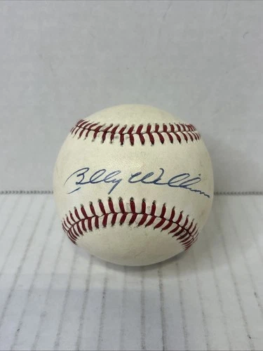 Billy Williams Signed Rawlings National League Baseball Chicago Cubs D3