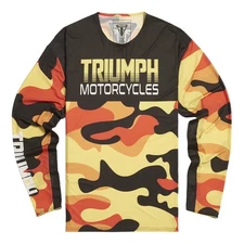 Triumph Motorcycles Lava Camo Jersey - Orange Black Yellow - MTLS24102