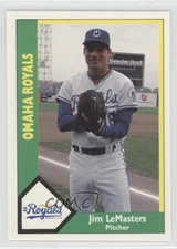 1990 CMC AAA Omaha Royals Green Back Jim LeMasters #5