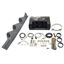 Glowshift Black Boostegttrans Temp Gauges Gray Pod Fits 11-16 Powerstroke Glowshift Black Boostegttrans Temp Gauges Gray Pod Fits 11-16 Powerstroke