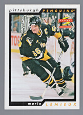 1996-97 Mario Lemieux Score #6 Pittsburgh Penguins Stanley Cup Champ MVP HOF