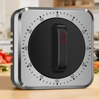 Mechanical Kitchen Timer with Magnet Wind Up Cooking Timer Clock with Loud Alarm