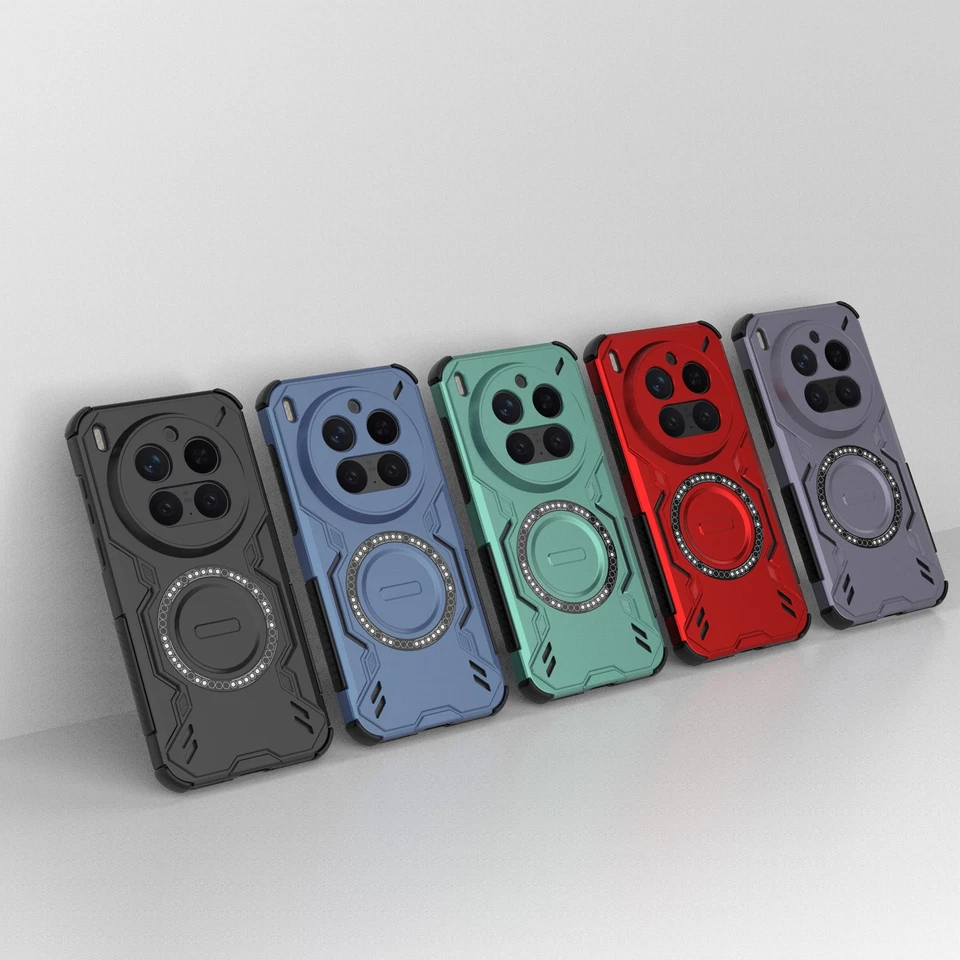 For vivo X300 Pro, Hybrid Armor Shockproof Heat Dissipation Wireless Case Cover - Image 2 of 4