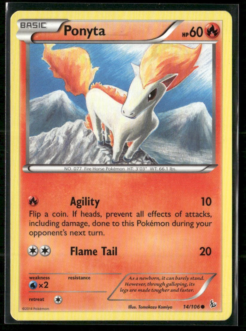 Ponyta XY - Flashfire 14/106 Normal LP
