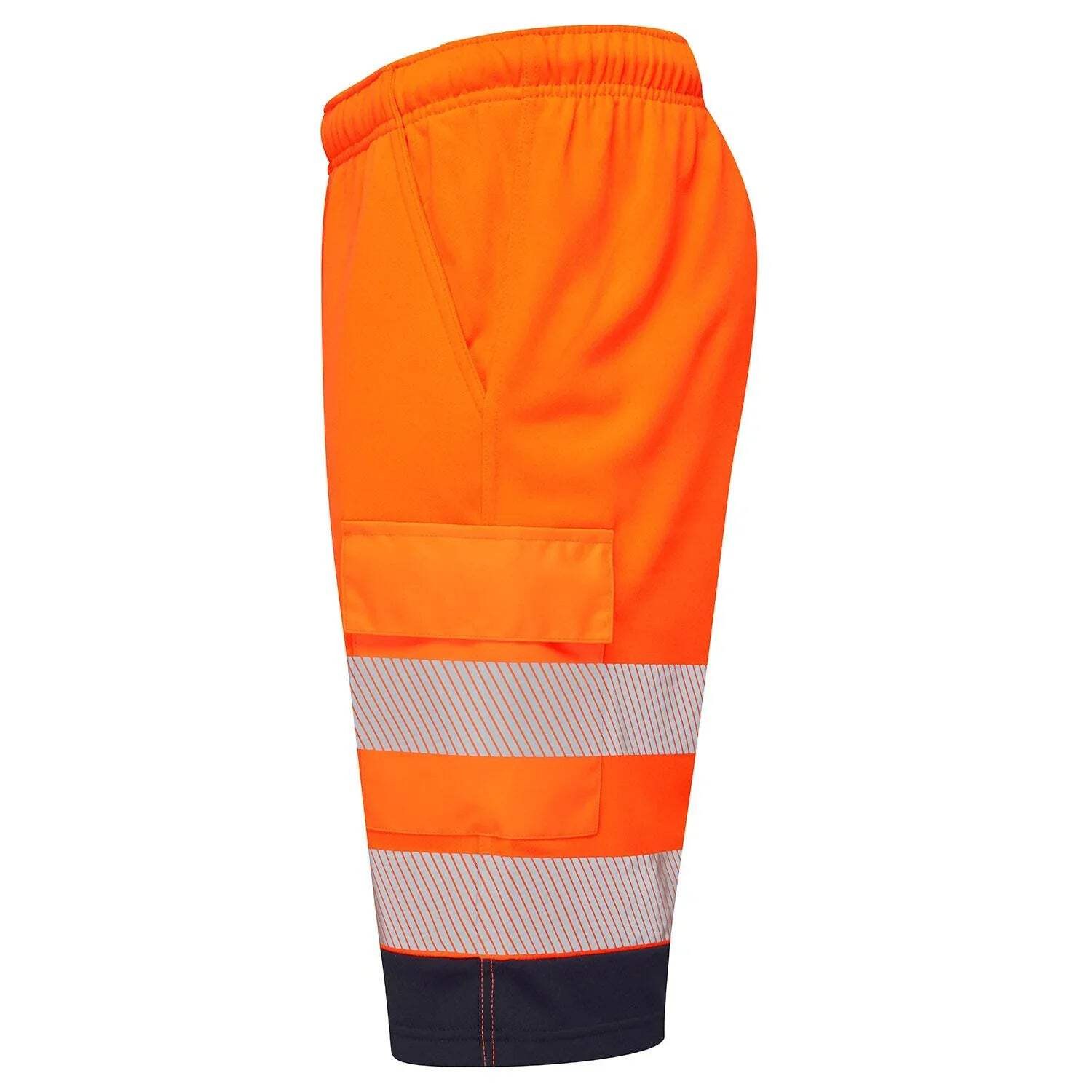 Supertouch Hi-Vis Eco CottonCool Two Tone Shorts with Cargo Pockets image 8