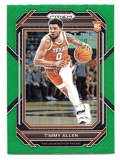 2023 Panini Prizm Draft Picks #37 Timmy Allen Green Prizm