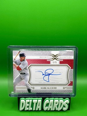2025 Topps Definitive Mark McGwire #LAC-MM Legendary Autograph 5/5