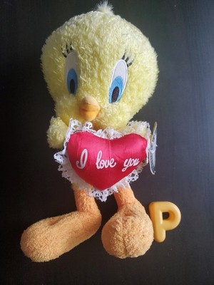 Classic Collection Looney Tunes - Tweety Huggable Plush 14'' - Applause - 2000