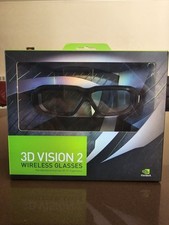 Nvidia 3D Vision 2 Glasses Kit And IR Emitter Complete Kit Sealed Rare