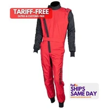 Zamp R060002YM, One Suit ZK-40 Karting Youth Medium Red/Black Red Black Performa