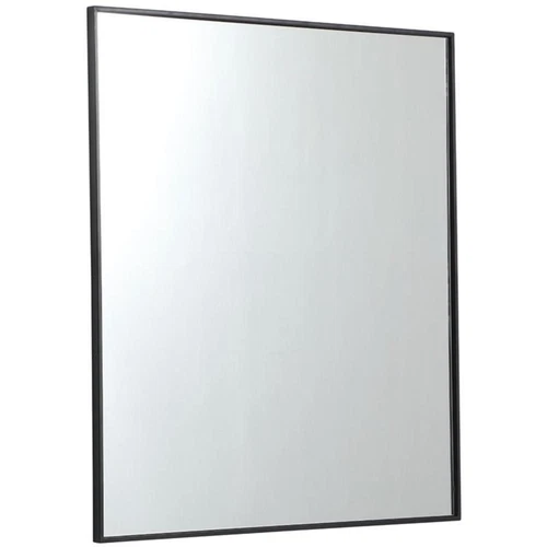Elegant Decor Eternity 40" x 36" Contemporary Metal Frame Mirror in Black - Picture 3 of 12