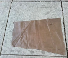 Real Leather Cowhide - Light Brown - 4 Sq ft-Upholstery/Crafts - 1018