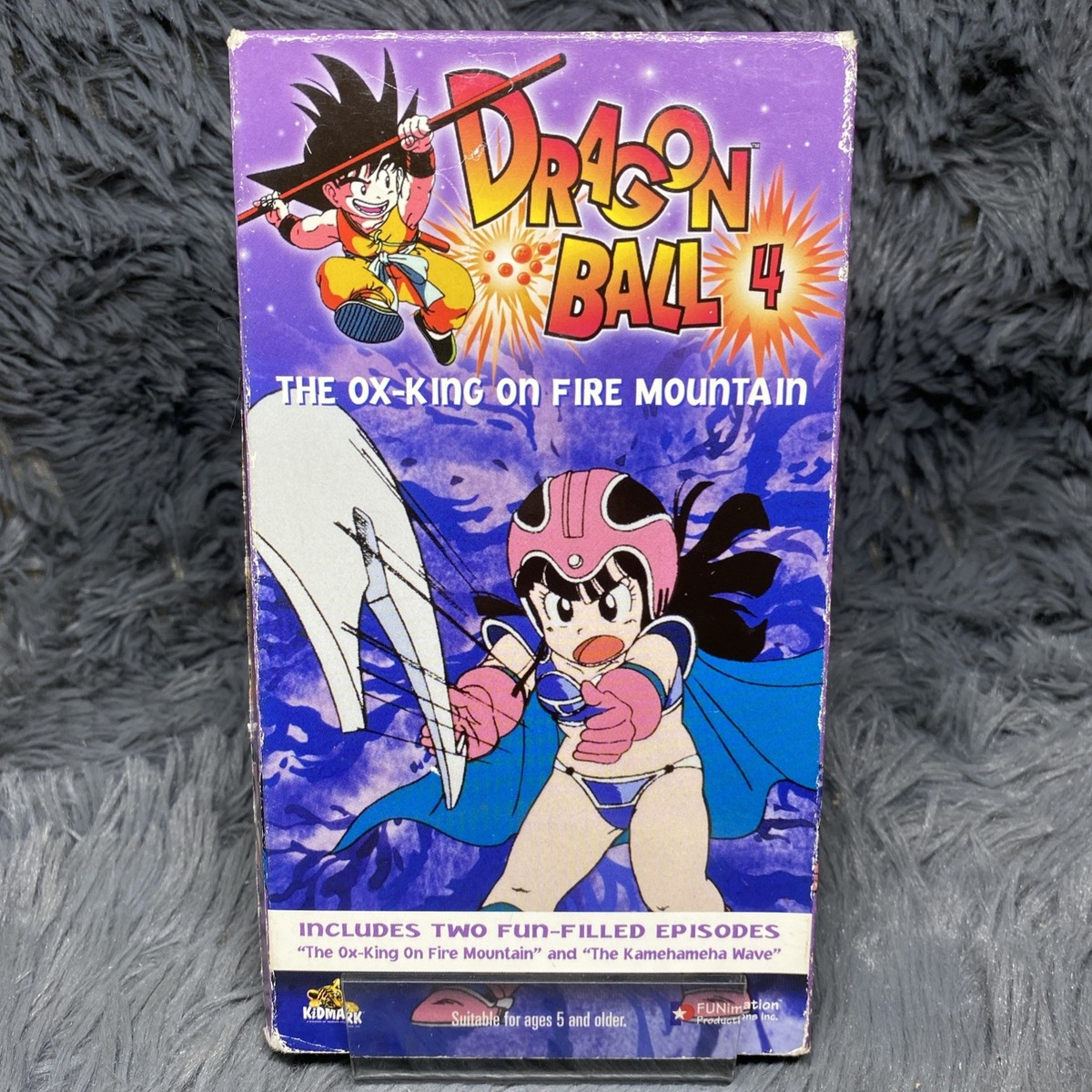 Dragon Ball 4 Ox-King on Fire Mountain VHS Tape 1997 Dubbed Anime