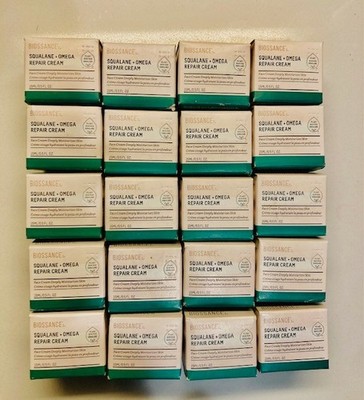20x BIOSSANCE Squalane + Omega Repair Cream Travel .5 oz/ 15ml NEW IN BOX