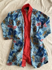 Vintage Children Star Wars Bath Robe Small Darth Vader R2D2 C-3PO