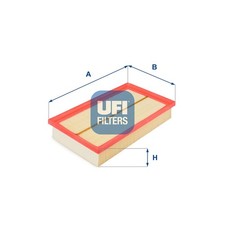 UFI Luftfilter 30.101.00 Filtereinsatz für FORD DAW CONNECT TOURNEO DBW DFW DNW