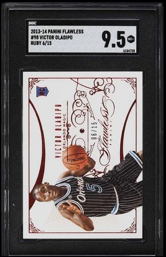 2013-14 Panini Flawless Ruby /15 RC #98 SGC 9.5 MINT+ Victor Oladipo Orlando
