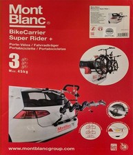 Mont Blanc Super Rider+ Universal Fahrradträger/Bikecarrier Max 45Kg 3 Fahrräder
