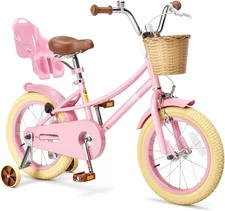 Glaf 12 14 16 20 Inch Girls Bike with Training Wheels for Kids Age 2-12 Years Ol
