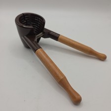Vintage Funnel Nutcracker Brown Cast Metal Sp...