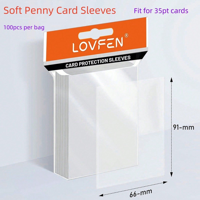 200/500/2000/5000pcs Soft Card Penny Sleeves For Pokémon 35pt Trading Cards