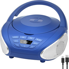 Lettore CD Portatile Boombox Lettori CD Audio Domestici Con Altoparlanti Radio F