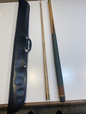 Vintage Pool Cue With Case - Good Condition and Straight
