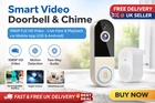 Wireless Video Doorbell Camera 2.4G WiFi Motion Detection Night Vision Chime