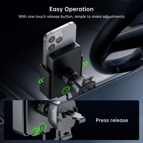 Supporto Telefono Auto Ricarica Wireless, Caricatore Wireless Auto Da 15W Porta - Foto 5 di 6