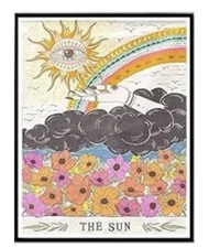 Tapestry wall hanging tarot The Sun