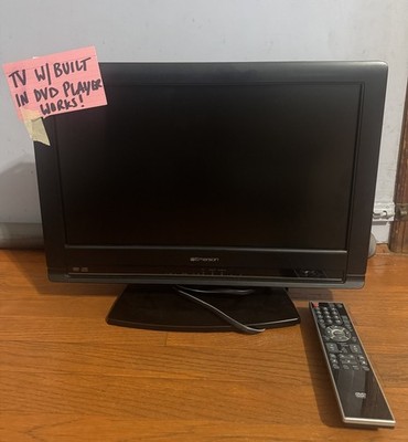 Emerson 19  TV With Built-In DVD Player Fully Functioning Black WITH CONTROLLER
