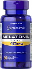 Puritan's Pride Melatonin 10 mg - 60 Capsules
