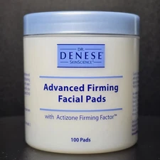 Dr. Denese Advanced Firming Facial Pads with Actizone Factor ~ 100 Pads ~ Sealed