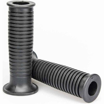 Super Soft Griffset 130mm für BMW-Fahrzeuge und Aprilia RS schwarz und gerillt B
