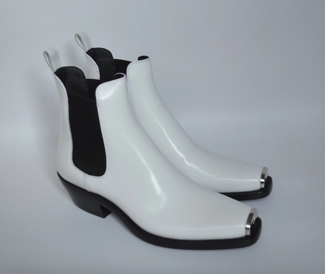 raf simons cowboy boots