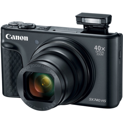 Canon PowerShot SX740 HS 20.3MP Point & Shoot Camera - Black for 