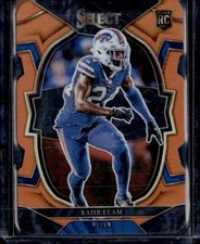 2022 Panini Select #98 Kaiir Elam Orange Prizm Die Cut #/199