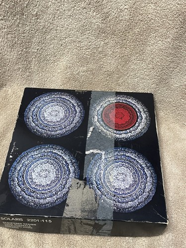 4 IITTALA Glass Dessert Fruit Bowls Tapio Wirkkala MCM- Solaris /2201-115 - Picture 14 of 15