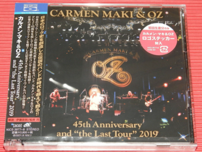 Carmen maki ＆Oz 全CD CARMEN MAKI & OZ 45TH ANNIVERSARY AND THE LAST TOUR 2019 JP 2 CD