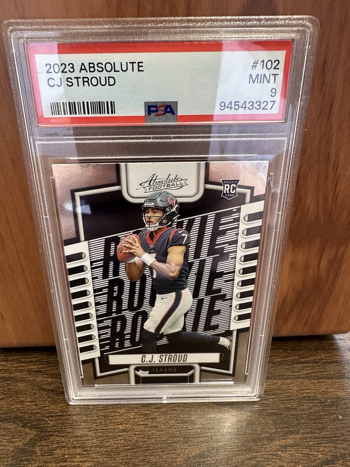 2023 Panini Absolute Red CJ Stroud #102 Houston Texans RC PSA 9 MINT